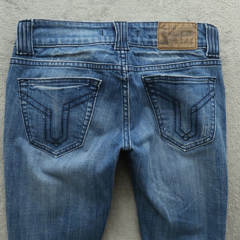 VIGOSS Studio Jeans Women's 3/4 Low-Rise Thompson Skinny 29" Inseam Distressed - Picture 14 of 16